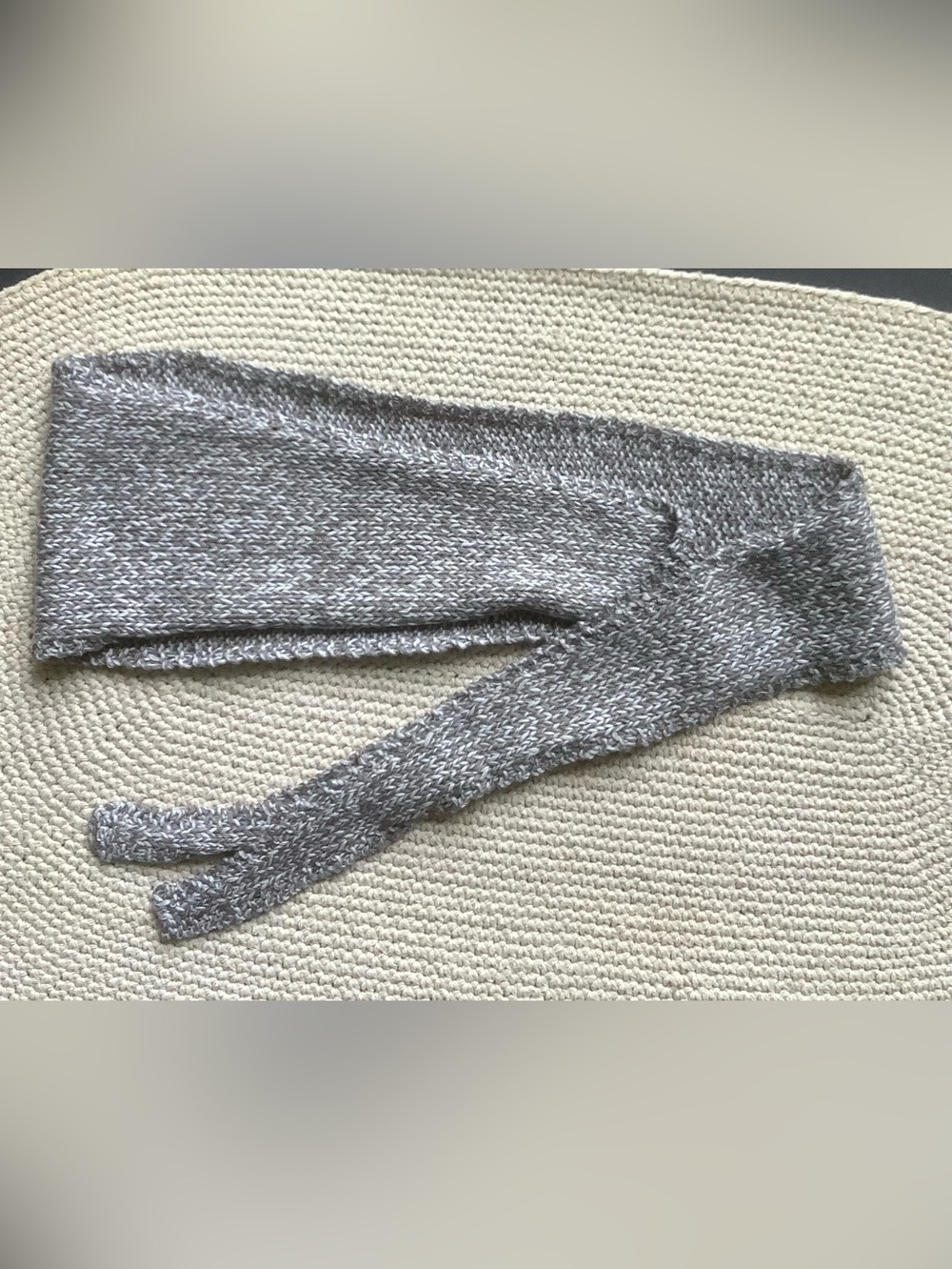 Knit scarf